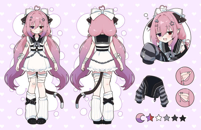Design by Nora, Ref sheet by Monta